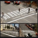 Following the Flow of the People with Crosswalks