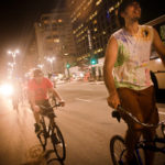 Cyclists in Brazil