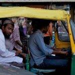 Old Delhi auto-rickshaw. Photo by Larry Johnson.