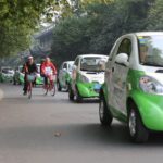 Car-sharing is beginning to take hold in Chinese cities, and can help reduce car ownership, congestion, and air pollution. Photo via gaoloumi.com.