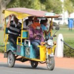 E-rickshaws offer multiple advantages over more common auto-rickshaws, but require increased regulation to ensure passenger safety. Photo by Subhash Barolia/Flickr.